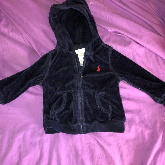 Suede Ralph Lauren hoodie - Picture 1 of 2